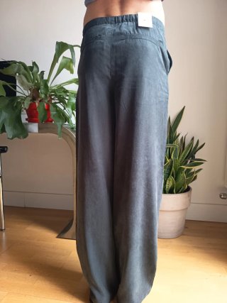 Pantalones Zara, Negros, Talla S Anchos