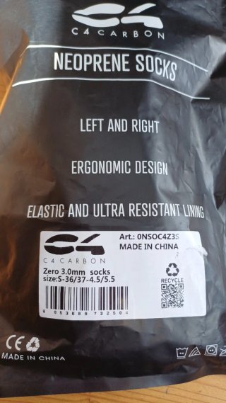 Escarpines C4 Carbon Neoprene Socks