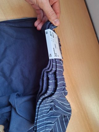 Par de Calzoncillos Zeeman M Rayas y Azul NUEVOS