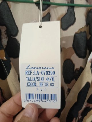 Mono Leopardo Verano Talla 44