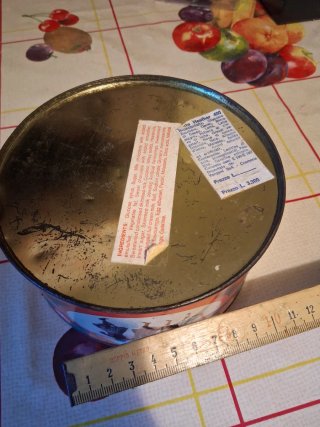 Scatola In Latta Pascall