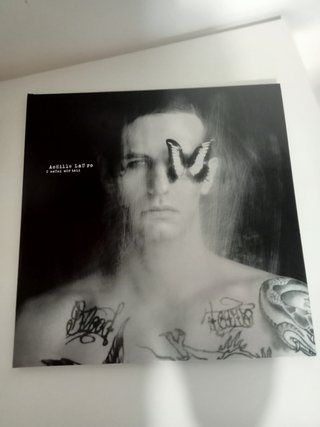 Vinile Rosso numerato Achille Lauro con 3 Foto