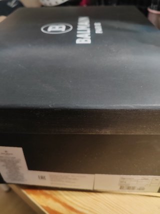 Scarpe Uomo Balmain BM1VI277 Nero Oro