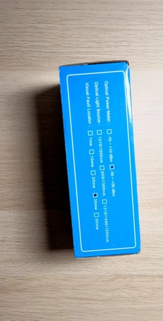 Misuratore Potenza Ottica Fibra VFL CHR