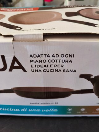 Set Tognana UBIQUA padelle e bistecchiera nuove
