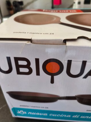 Set Tognana UBIQUA padelle e bistecchiera nuove
