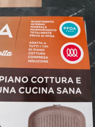 Set Tognana UBIQUA padelle e bistecchiera nuove