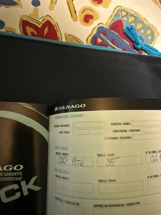 Colnago C60 Carbono