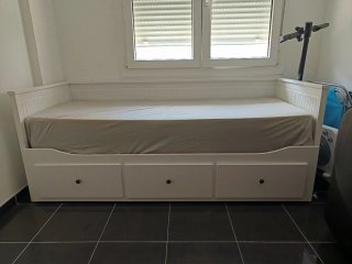 Cama nido blanca con cajones