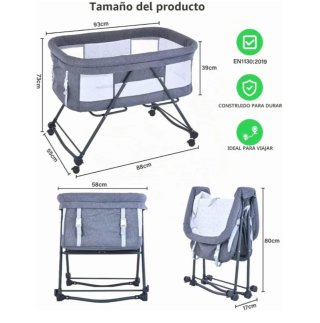 Cuna de viaje UBRAVOO plegable