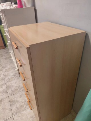Cómoda de madera 6 cajones