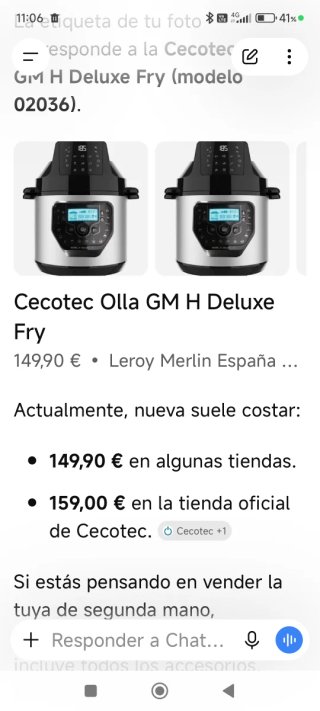 Olla Cecotec GM H Deluxe Fry