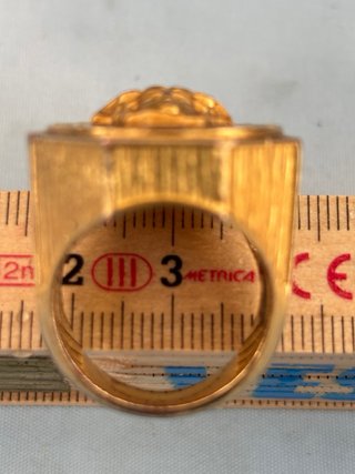 Anello Versace Medusa Oro