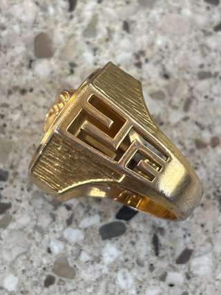 Anello Versace Medusa Oro