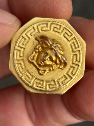 Anello Versace Medusa Oro