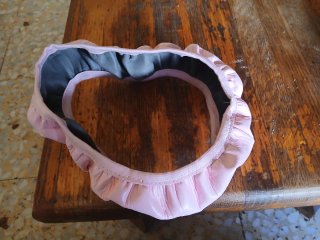 Funda para volante rosa