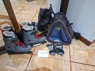 Patines en línea Decathlon T43 + Bolsa