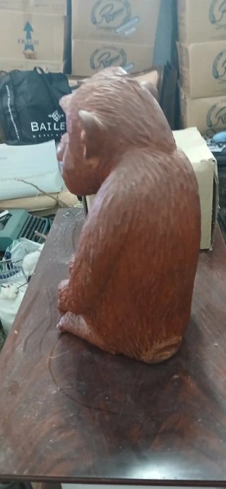 Figura Mono Madera Gibraltar