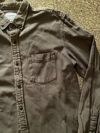 Camisa Pull&Bear Hombre verde militar.