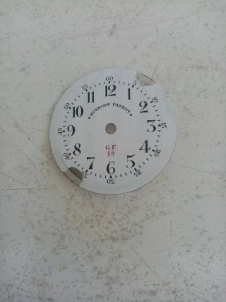 Esfera Reloj Bolsillo Roskopf Patent