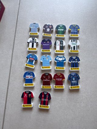 18 Gommaglie Calcio Panini