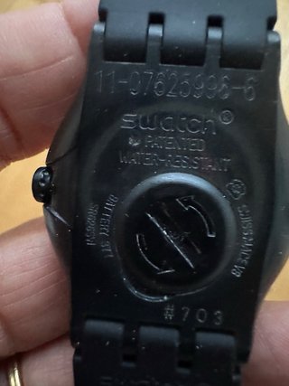 Orologio Swatch Nero da Uomo