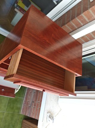 Mueble zapatero de madera
