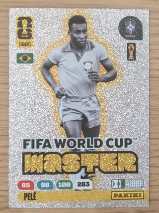 Cromo Master de:“PELÉ“Adrenalyn Fifa World Cup 26