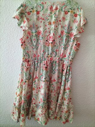 Vestido corto estampado floral