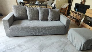 Divano angolare sfoderabile 210x160 cm