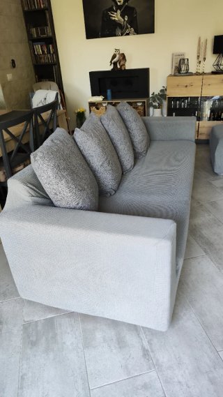 Divano angolare sfoderabile 210x160 cm