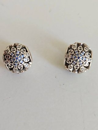 Pareja Charms Copo de Nieve Pandora