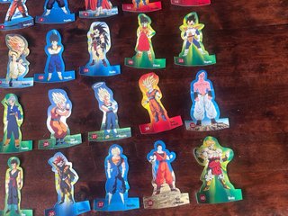 Lote 20 cromos troquelados Dragon Ball Z