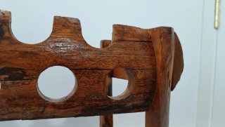 Botellero Artesanal Madera