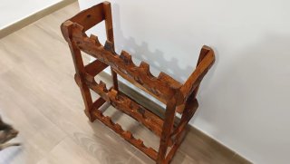 Botellero Artesanal Madera