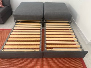 IKEA Vallentuna Puff Cama Gris 150€ cada uno
