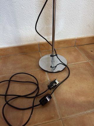 Lampada da terra vintage anni '60 in metallo