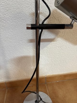 Lampada da terra vintage anni '60 in metallo
