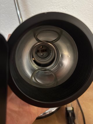 Lampada da terra vintage anni '60 in metallo