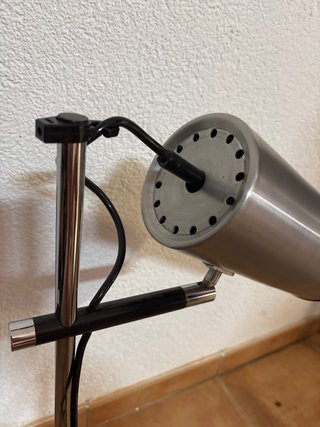 Lampada da terra vintage anni '60 in metallo