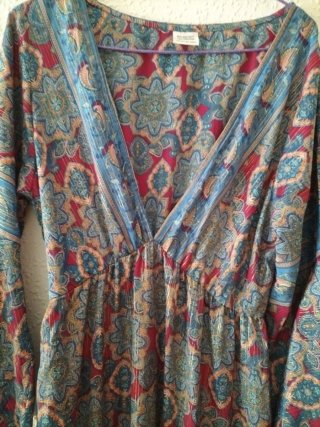 Vestido estampado boho