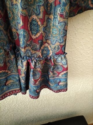 Vestido estampado boho