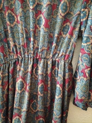 Vestido estampado boho