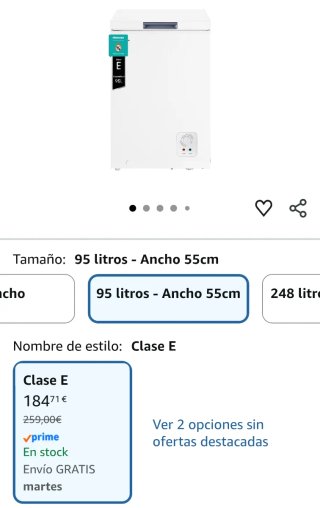 Hisense - Arcón Congelador Horizontal 95L
