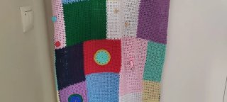 Vestido crochet patchwork Hecho a mano
