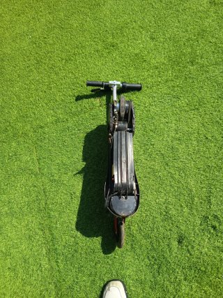 Patinete Eléctrico HOMCOM Negro/Rojo