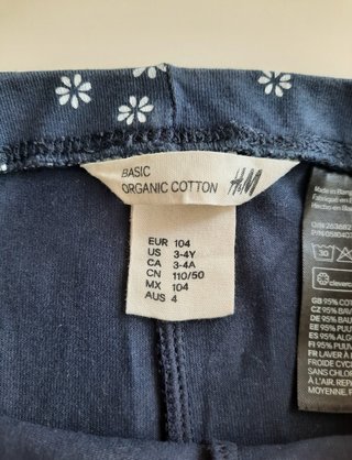 Lote 2 pantalones H&M niña