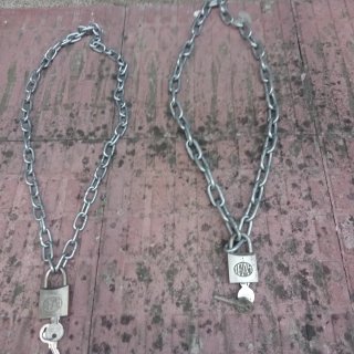 2 Candados con Cadena y Llaves
