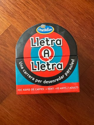 Lletra a Lletra Juego de Cartas Thinkfun