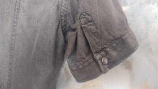 Camicia vintage in denim grigio sbiadito Neil Barrett